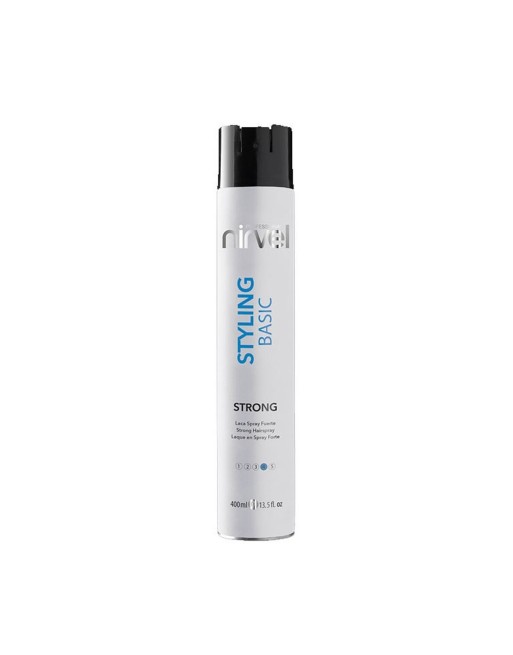 Strong Hold Hair Spray Styling Basic Nirvel (400 ml)