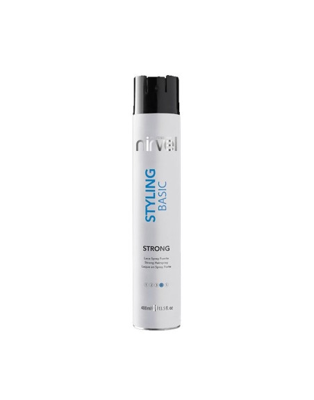 Strong Hold Hair Spray Styling Basic Nirvel (400 ml)