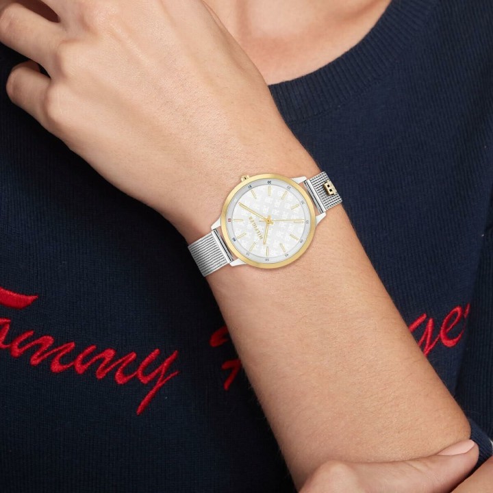 Orologio Uomo Tommy Hilfiger 1685271 Bianco Argentato