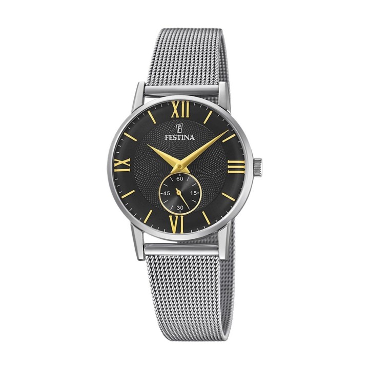 Orologio Uomo Festina F20572/4 Nero Argentato