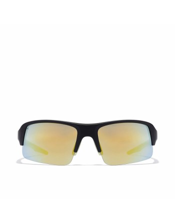 Lunettes de soleil Unisexe Hawkers Bat Ø 45 mm Jaune Noir