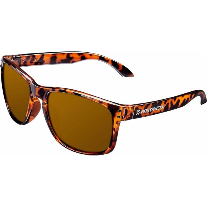 Solbriller Northweek Bold Tortoise Ø 48 mm Brun Sort