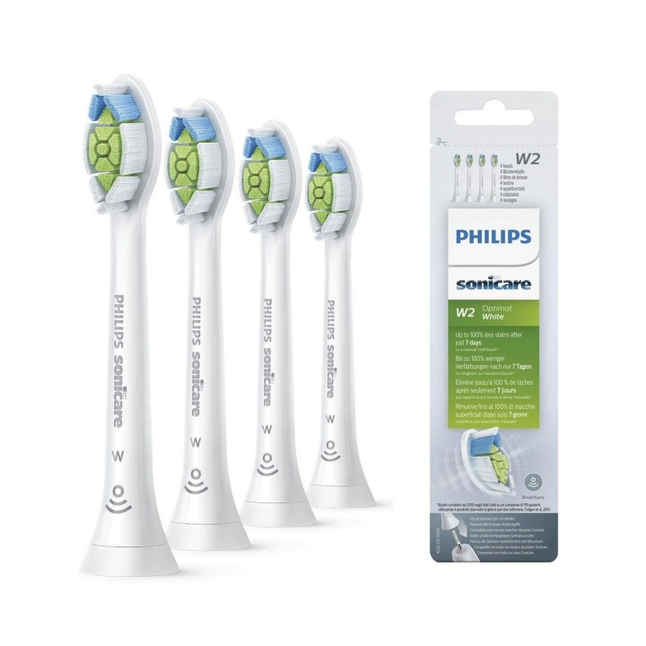 Tête de rechange Philips HX6064/10 Blanc 4 Unités