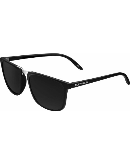Unisex-Sonnenbrille Northweek Shelter Matte Ø 47 mm Schwarz