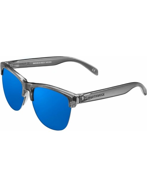 Unisex-Sonnenbrille Northweek Gravity Ø 48 mm Grau Durchsichtig