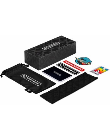 Unisex-Sonnenbrille Northweek Gravity Ø 48 mm Grau Durchsichtig