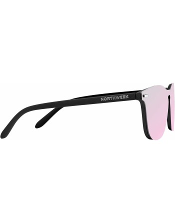 Occhiali da sole Unisex Northweek Wall Phantom Ø 45 mm Rosa Nero