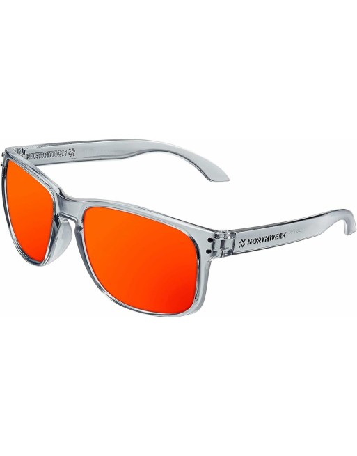 Solbriller Northweek Bold Bright Ø 45 mm Rød Grå