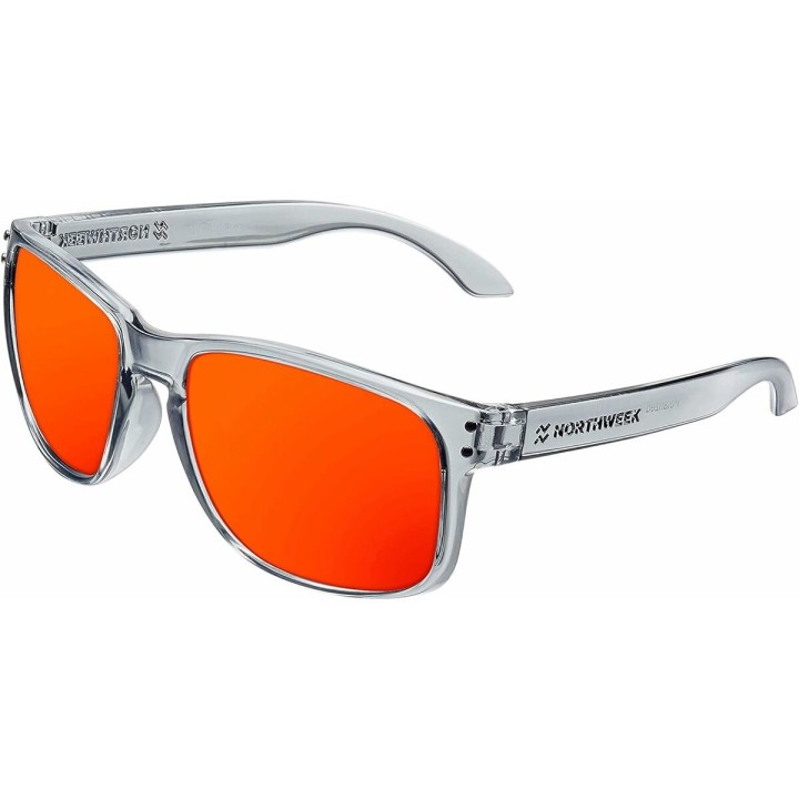 Solbriller Northweek Bold Bright Ø 45 mm Rød Grå