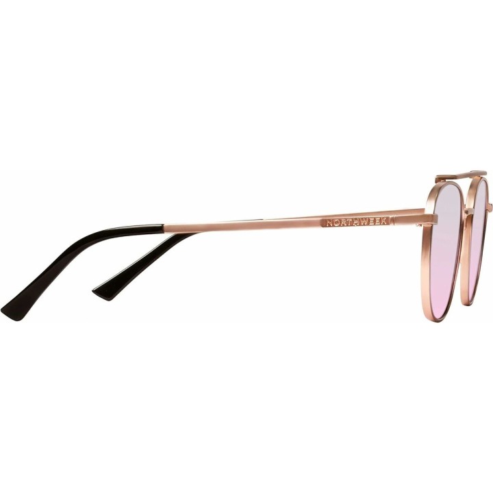 Solbriller Northweek Falcon Ø 42 mm Pink Gylden