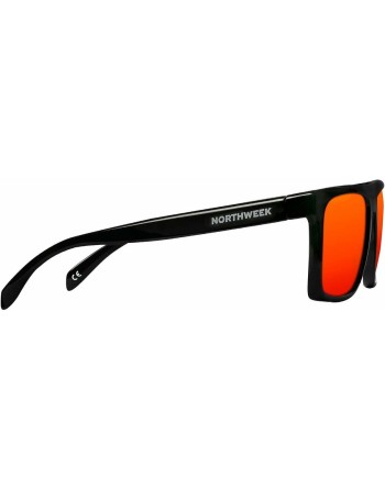 Unisex-Sonnenbrille Northweek Hale Ø 50 mm Rot Schwarz