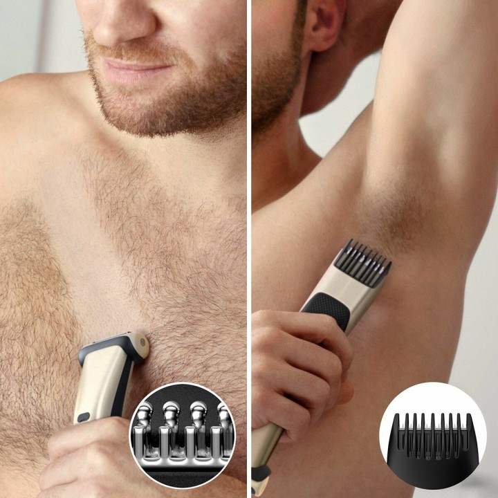 Hårtrimmer/Shaver Philips Afeitadora corporal apta para la ducha Sort