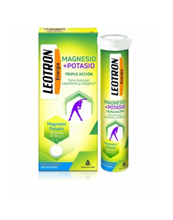 Complemento Alimenticio Leotron Magnesio Potasio 36 Unidades