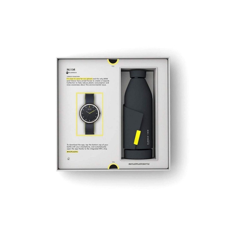 Unisex-Uhr MAM 96 Schwarz (Restauriert D)