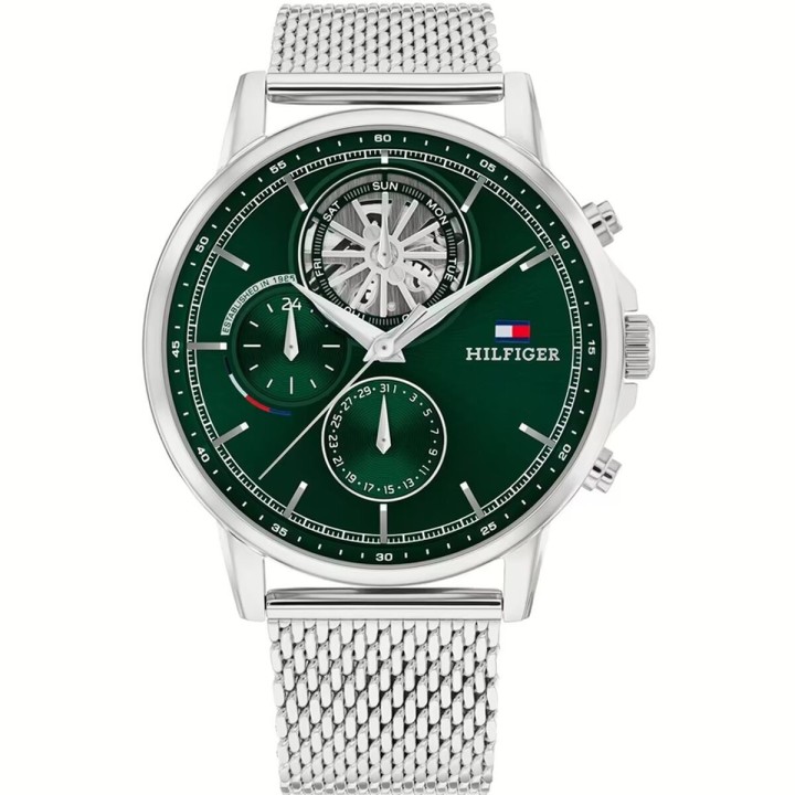 Reloj Hombre Tommy Hilfiger 1692157 Verde Plateado
