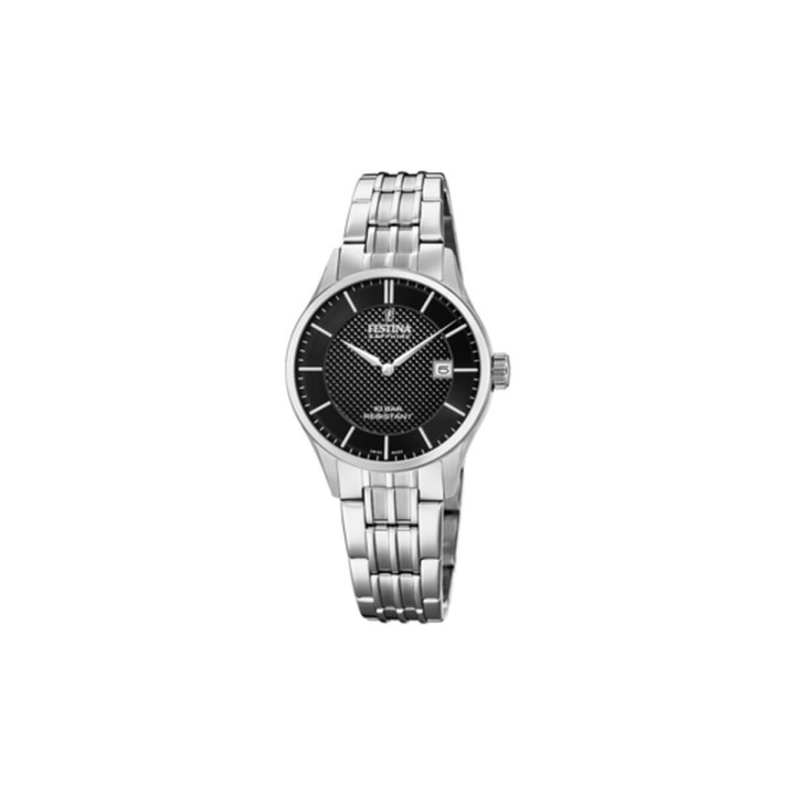Herrenuhr Festina F20006/4 Schwarz Silberfarben