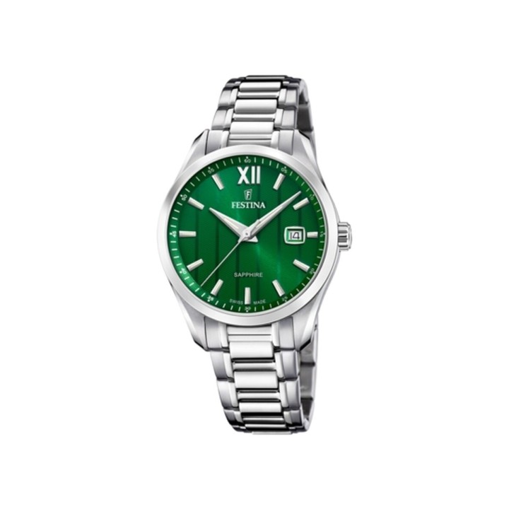 Herreur Festina F20026/3 Grøn Sølvfarvet