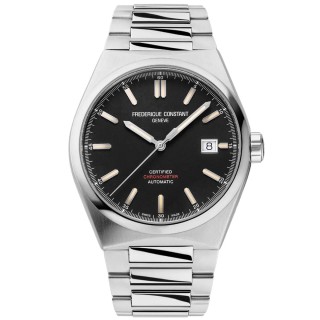 Herreur Frederique Constant FC-303BBG3NH6B Sort Sølvfarvet