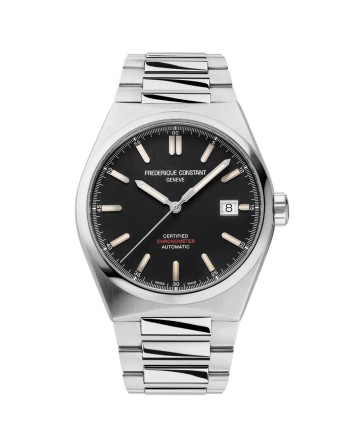 Herreur Frederique Constant FC-303BBG3NH6B Sort Sølvfarvet
