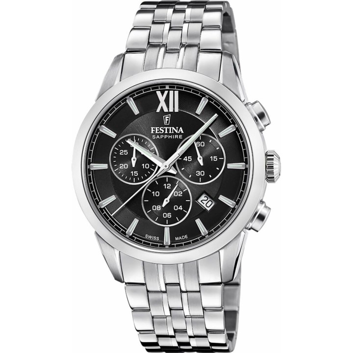 Herreur Festina F20040/4 Grå Sølvfarvet (Ø 40 mm)