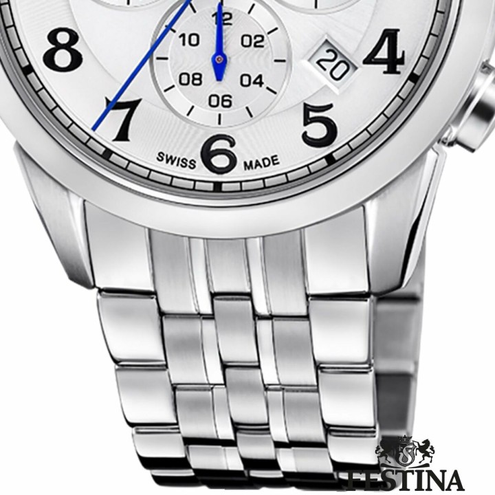 Herreur Festina F20040/1 Sølvfarvet