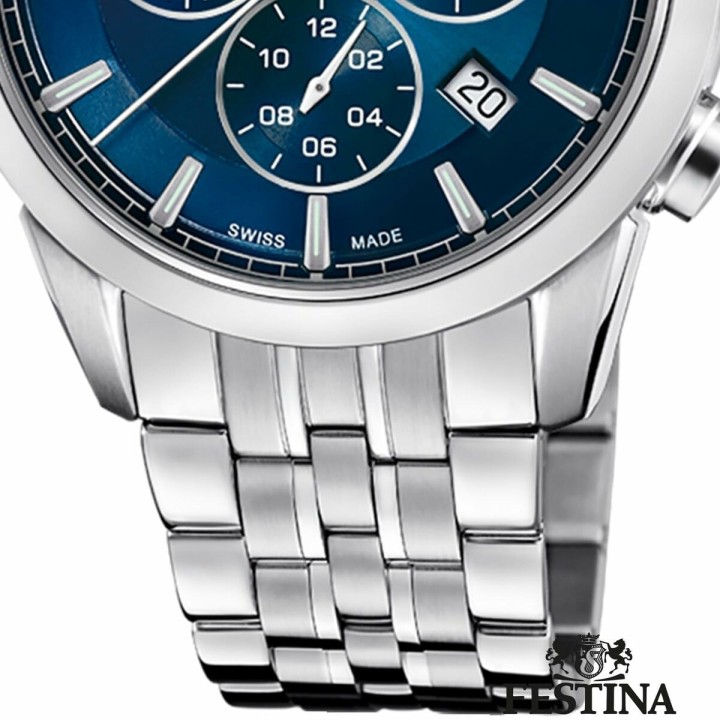 Herreur Festina F20040/2 Sølvfarvet