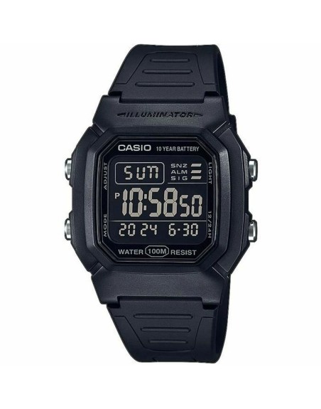 Orologio Uomo Casio W-800H-1BVES Ø 36 mm Nero