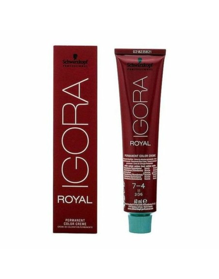 Tintura Permanente Igora Royal Schwarzkopf Igora Royal 7-4 Nº 7-4 Nº 9.0-rubio muy claro Nº 8.0-rubio claro 60 ml