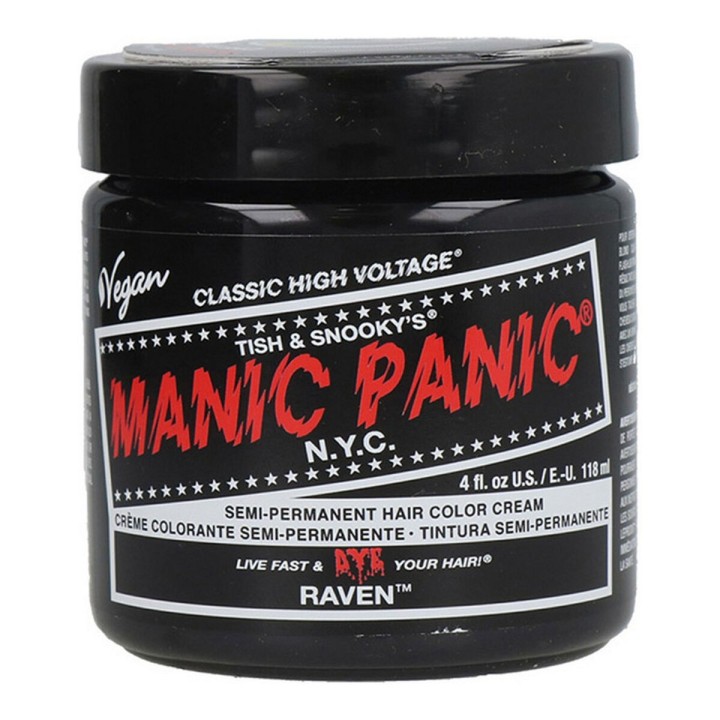 Teinture permanente Classic Manic Panic ‎HCR 11007 raven (118 ml)