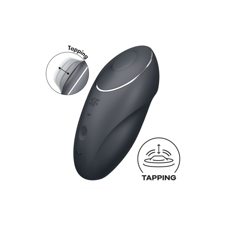 Masseur Satisfyer Tap & Climax Gris