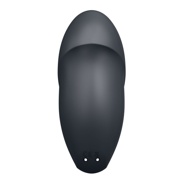 Masajeador Satisfyer Tap & Climax Gris