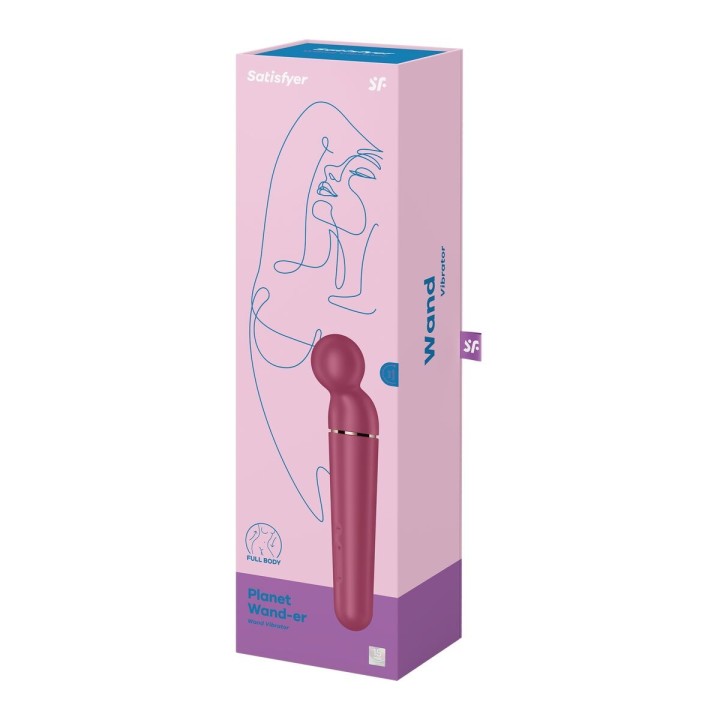 Massager Satisfyer Planet Wand-er Rød