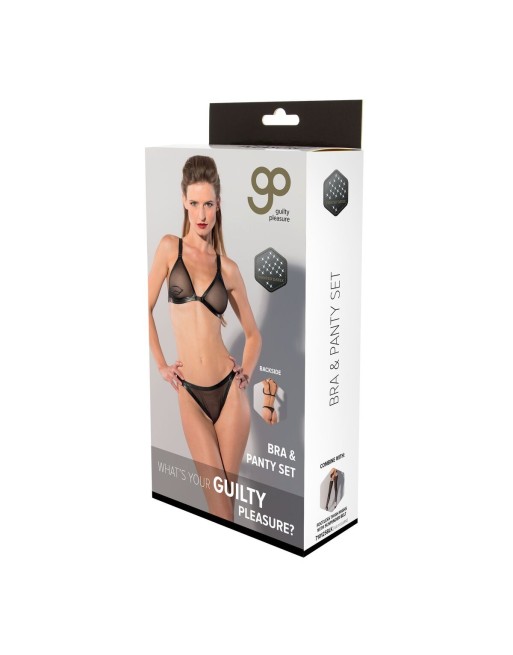 Ensemble de Lingerie Guilty Pleasure Noir (XL)