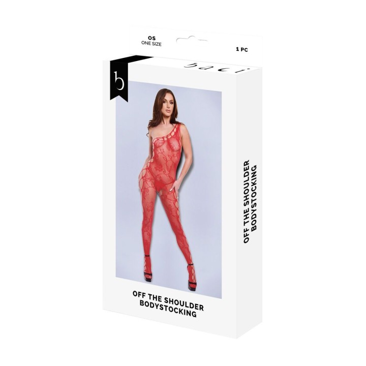 Kvinde Buksedragt Baci Lingerie Bodystocking (Onesize)