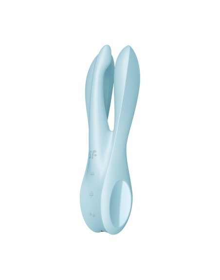 Massaggiatore Satisfyer Threesome 1 Light Azzurro