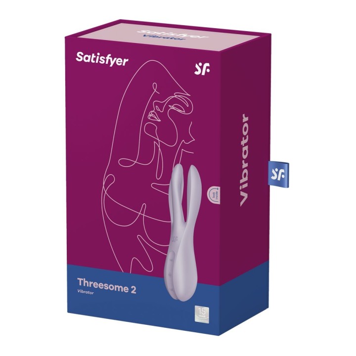 Massagevorrichtung Satisfyer Threesome 2 Lila