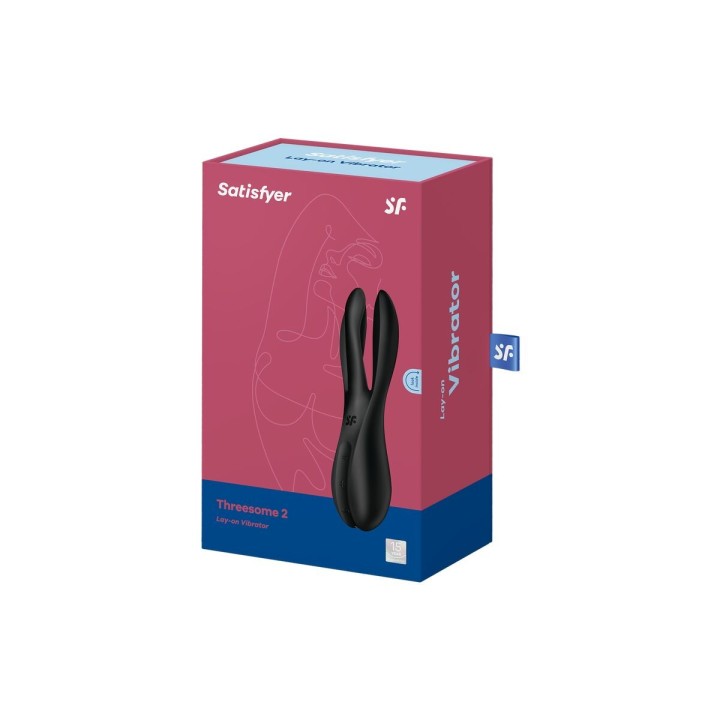 Massaggiatore Satisfyer Threesome 2 Nero