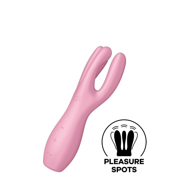Massaggiatore Satisfyer Threesome 3 Rosa