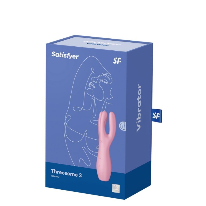 Masajeador Satisfyer Threesome 3 Rosa