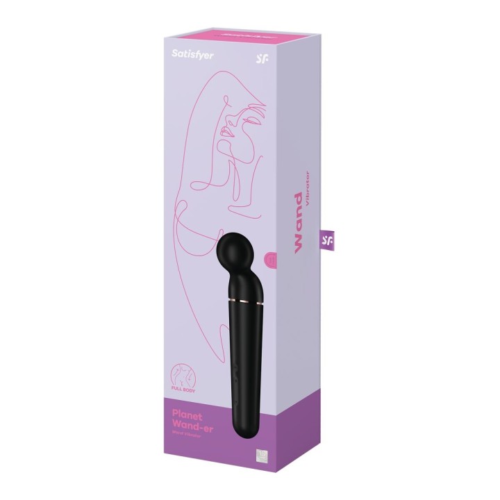 Masseur Satisfyer Planet Wand-er Noir