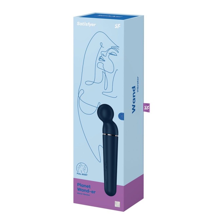 Massaggiatore Satisfyer Planet Wand-er Azzurro