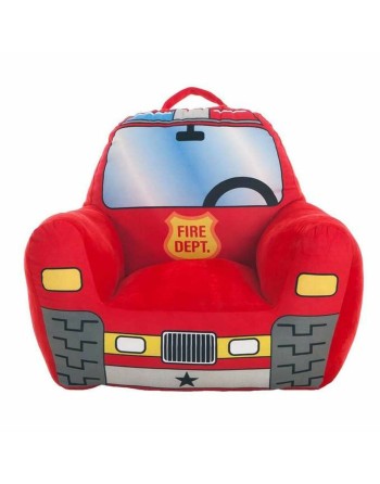 Poltrona per Bambini Camion dei Pompieri 52 x 48 x 51 cm Rosso Acrilico (52 x 48 x 51 cm)