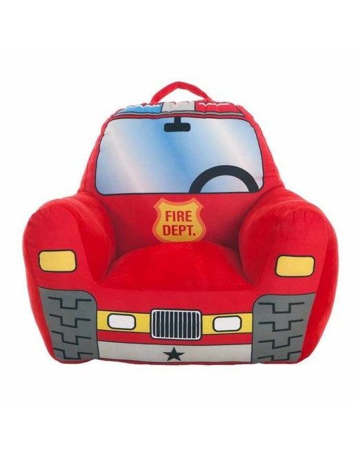 Kindersessel Feuerwehrauto 52 x 48 x 51 cm Rot Acryl (52 x 48 x 51 cm)