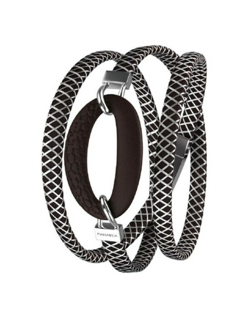 Bracciale Donna Panarea BM1N21 Nero Argento Argentato (59 cm)
