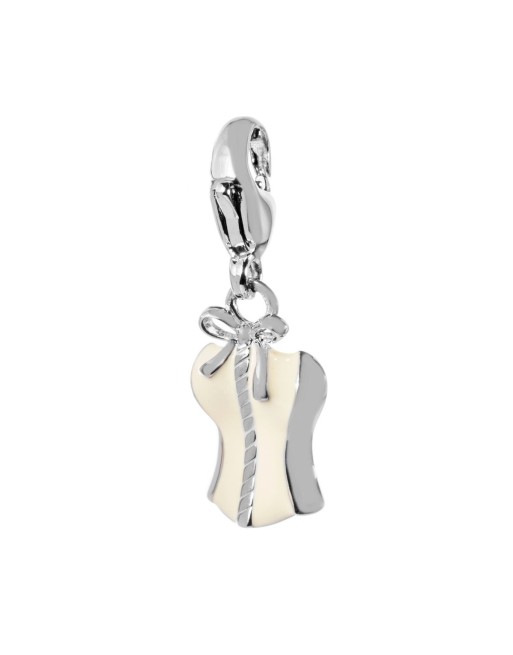 Woman's charm link Ti Sento 8171SI White (2 cm)