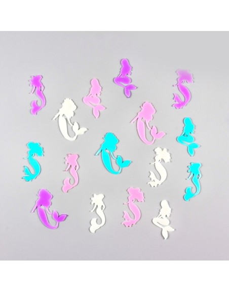 Junior Knows Fluorescerende Havfruer (Pakke med 16)