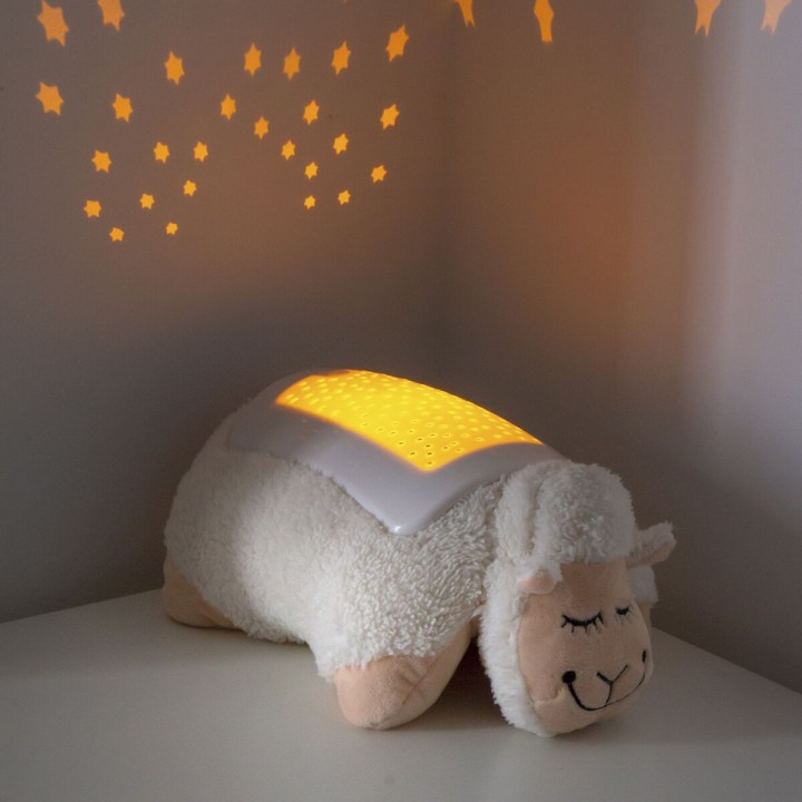 Blødt Bamse Får LED Projektor InnovaGoods