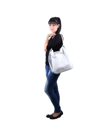 Borsa Donna Calvin Klein 0813EB001-CK105-6308 Bianco 37 x 32 x 14 cm