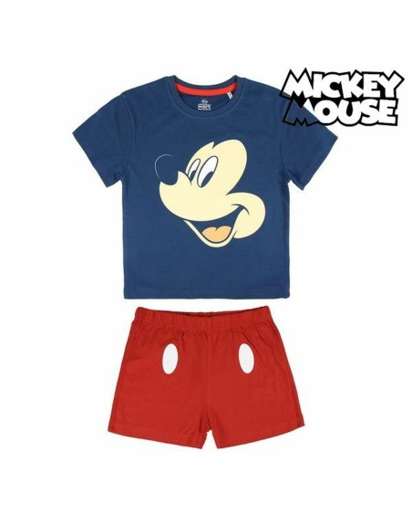 Sommer-Schlafanzug Mickey Mouse 73457 Marineblau