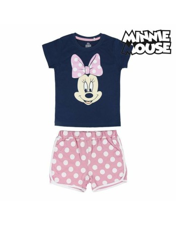 Pijama de Verano Minnie Mouse 73728 Azul marino